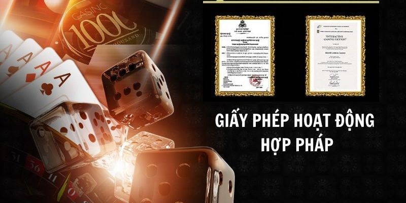 nhà cái lucky88 được cung cấp giấy phép hoạt động hợp pháp